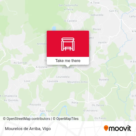 Mourelos de Arriba map