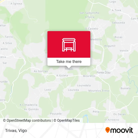 mapa Trivas