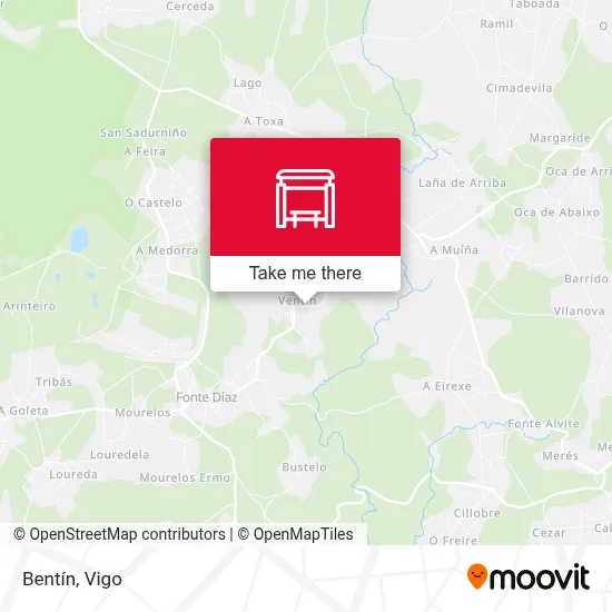 Bentín map