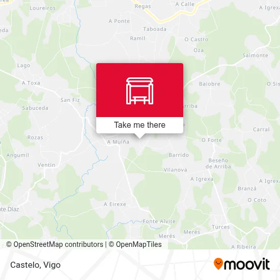 mapa Castelo