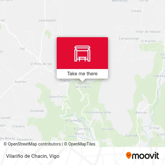 Vilariño de Chacin map