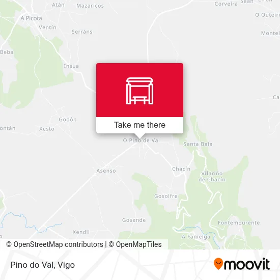 Pino do Val map