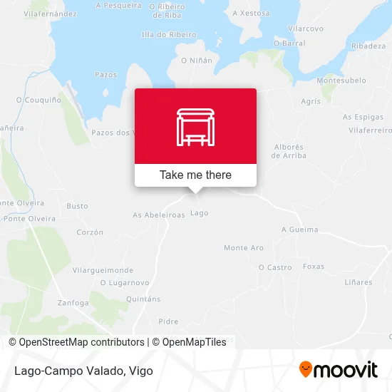 Lago-Campo Valado map