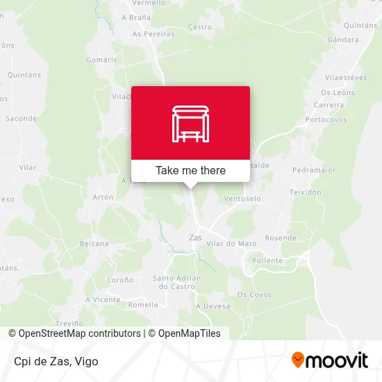 Cpi de Zas map
