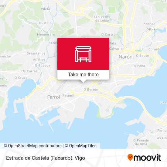 Estrada de Castela (Faxardo) map