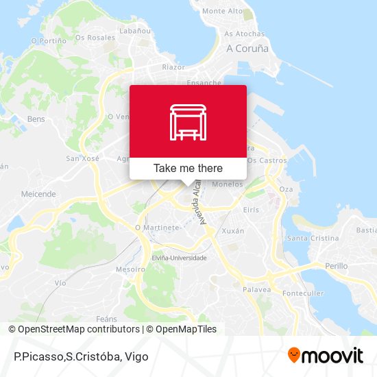 P.Picasso,S.Cristóba map