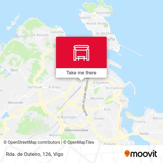 Rda. de Outeiro, 126 map