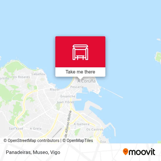 Panadeiras, Museo map