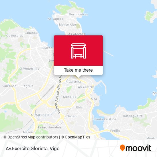Av.Exército,Glorieta map