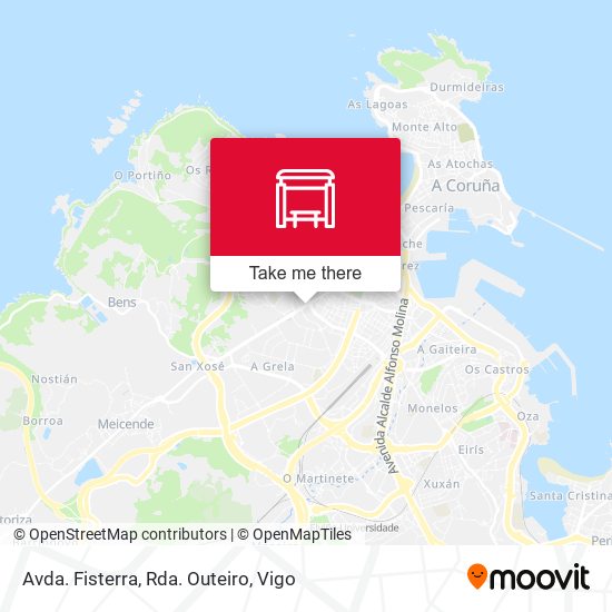 Avda. Fisterra, Rda. Outeiro map
