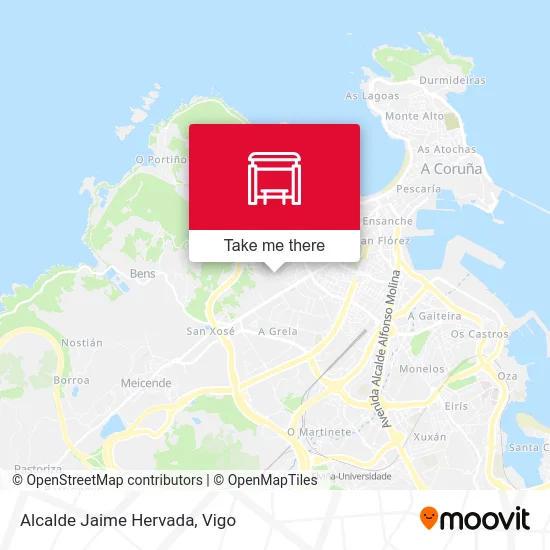 Alcalde Jaime Hervada map