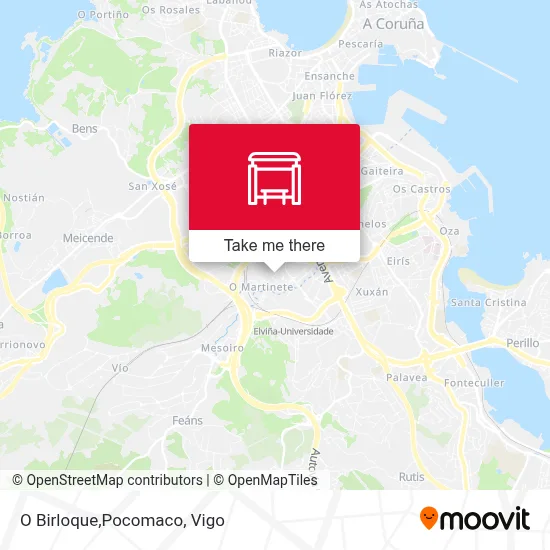 O Birloque,Pocomaco map