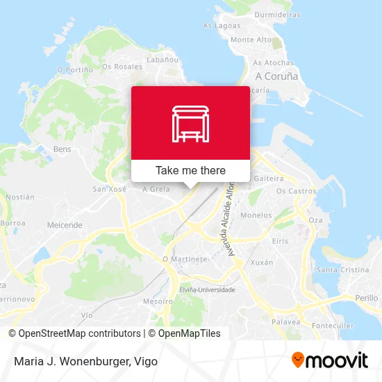 Maria J. Wonenburger map