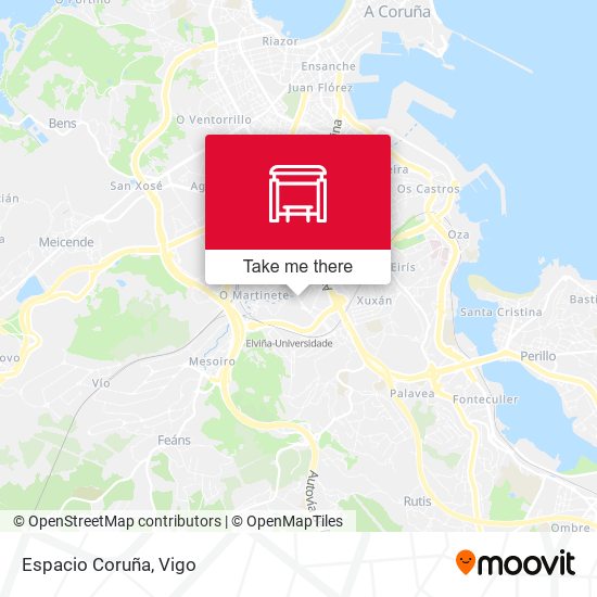 Espacio Coruña map