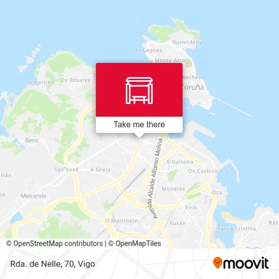 Rda. de Nelle, 70 map