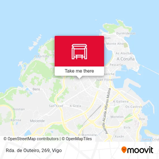 Rda. de Outeiro, 269 map