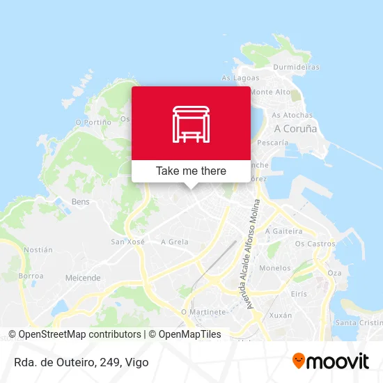 Rda. de Outeiro, 249 map