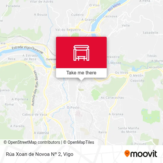 Rúa Xoan de Novoa Nº 2 map