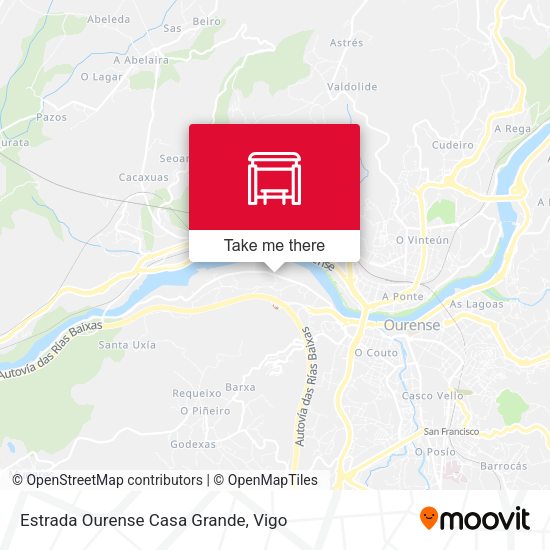 Estrada Ourense Casa Grande map