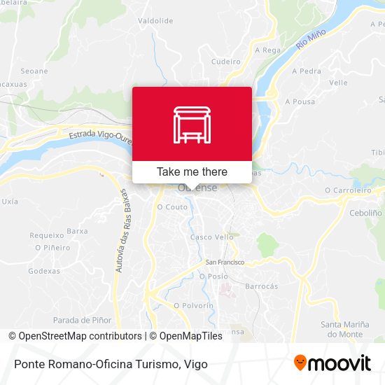 Ponte Romano-Oficina Turismo map