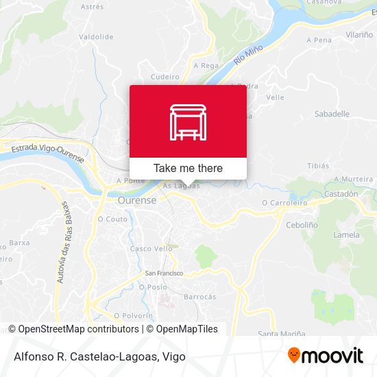 Alfonso R. Castelao-Lagoas map