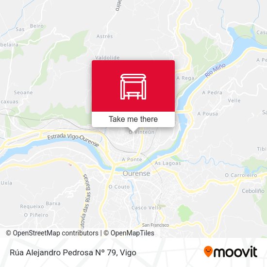 Rúa Alejandro Pedrosa Nº 79 map