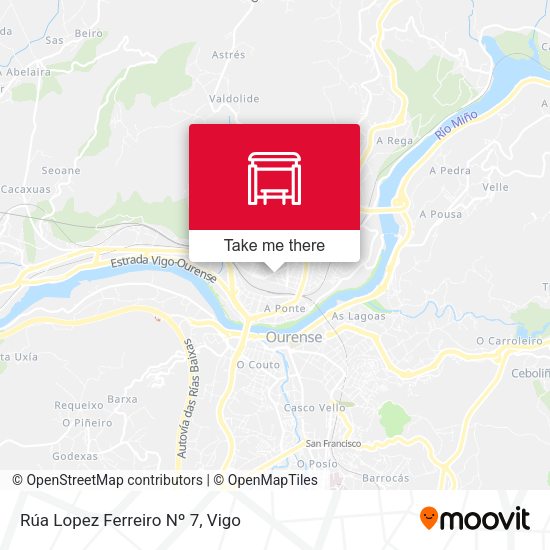 Rúa Lopez Ferreiro Nº 7 map