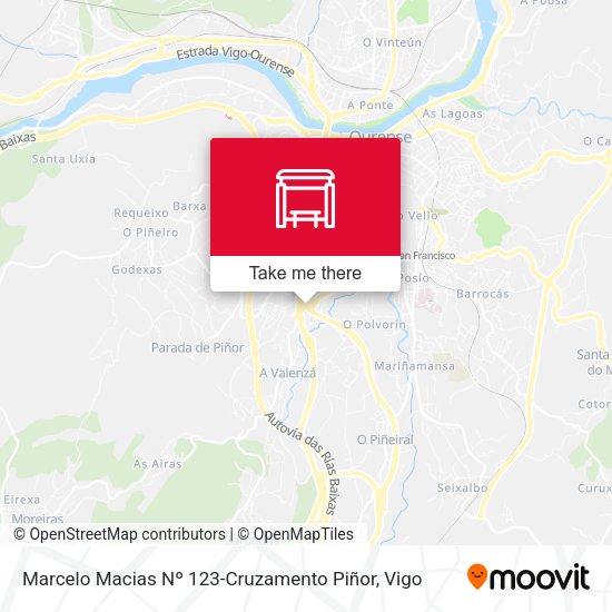 Marcelo Macias Nº 123-Cruzamento Piñor map