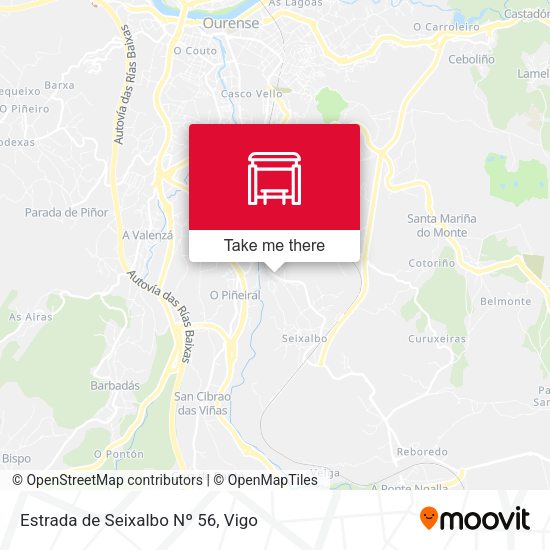 Estrada de Seixalbo Nº 56 map