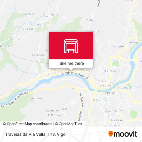 Travesía da Vía Vella, 119 map