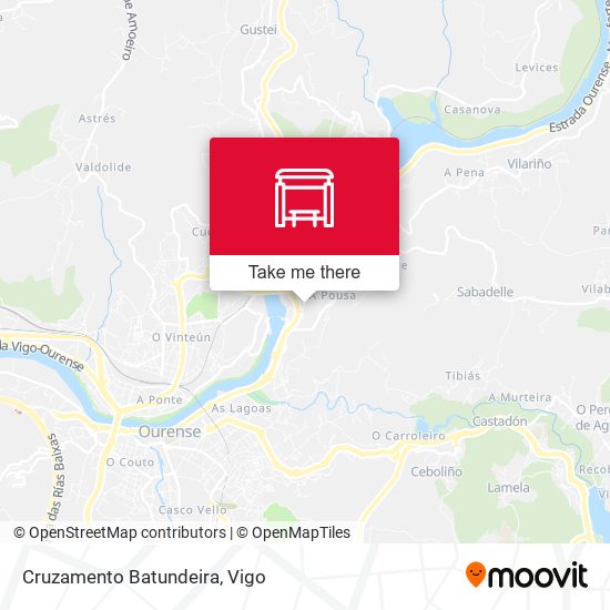 Cruzamento Batundeira map