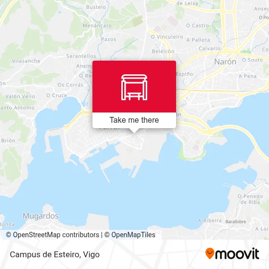 Campus de Esteiro map