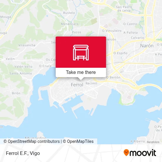 Ferrol E.F. map