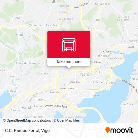 C.C. Parque Ferrol map