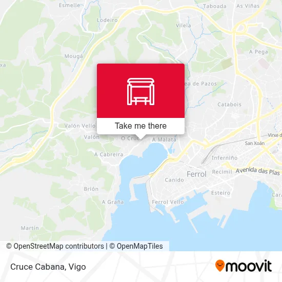 Cruce Cabana map