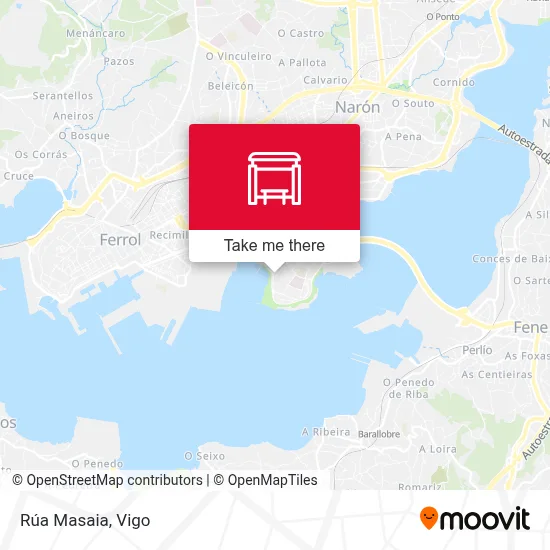 Rúa Masaia map