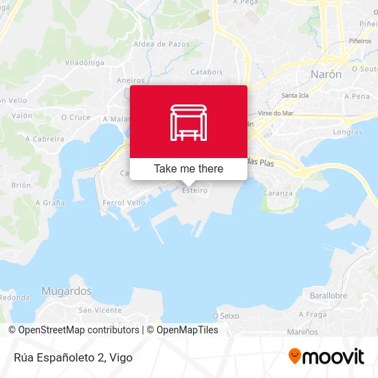 Rúa Españoleto 2 map