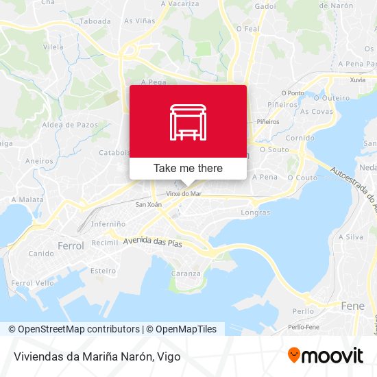 Viviendas da Mariña Narón map