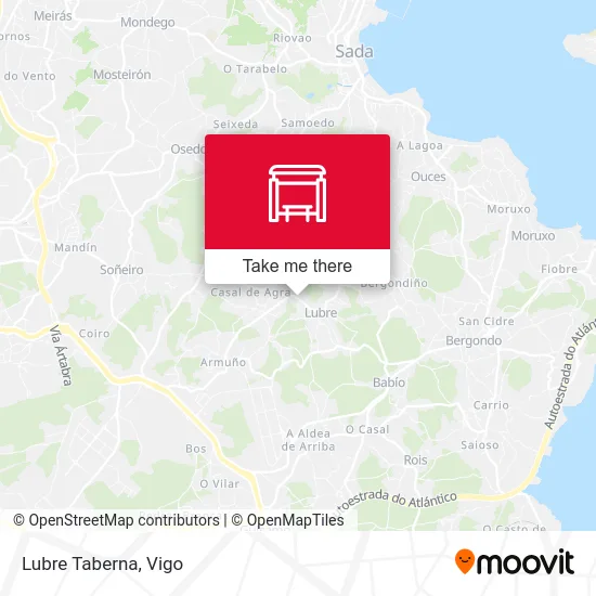 Lubre Taberna map