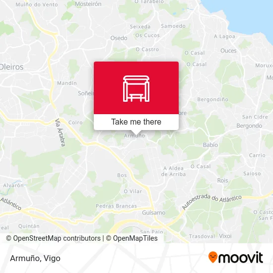 Armuño map