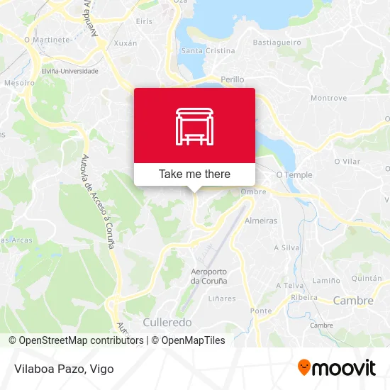 Vilaboa Pazo map