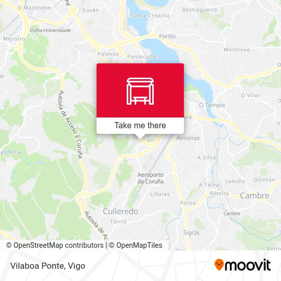 Vilaboa Ponte map