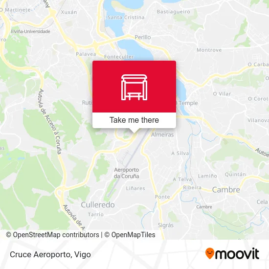 Cruce Aeroporto map