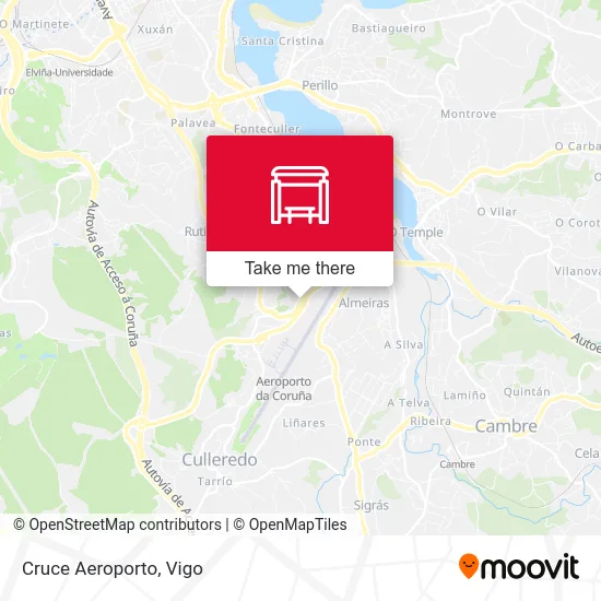 Cruce Aeroporto map