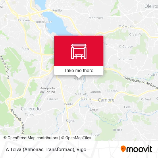 A Telva (Almeiras Transformad) map