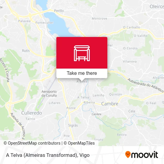 A Telva (Almeiras Transformad) map