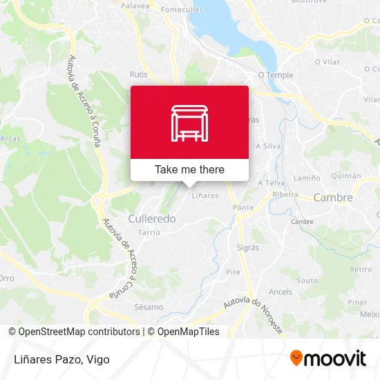 Liñares Pazo map