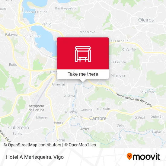 Hotel A Marisqueira map