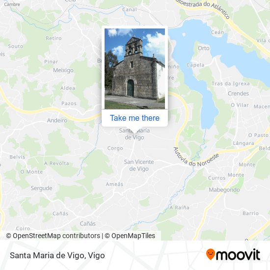 Santa Maria de Vigo map