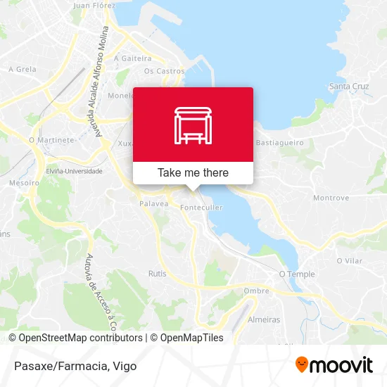 Pasaxe/Farmacia map